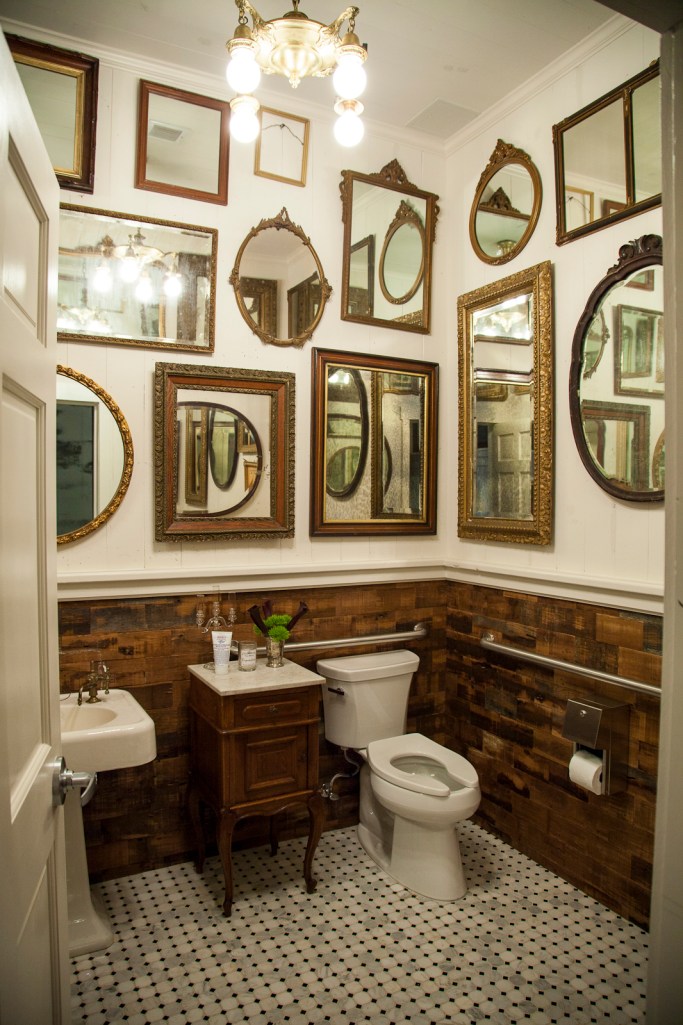 The bathroom at Billy Reid in Georgetown