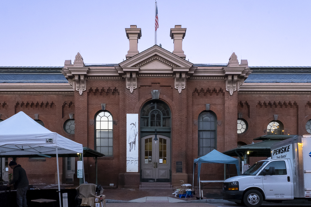 Eastern Market around sunrise. 